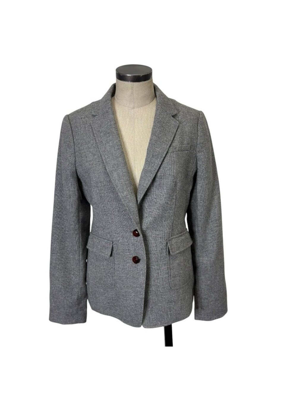 Banana Republic Wool Blazer 12 Gray